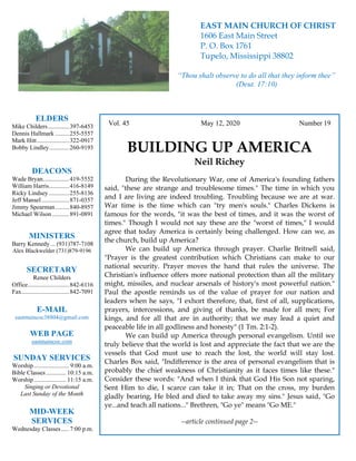 4
Vol. 45 May 12, 2020 Number 19
BUILDING UP AMERICA
Neil Richey
During the Revolutionary War, one of America's founding f...