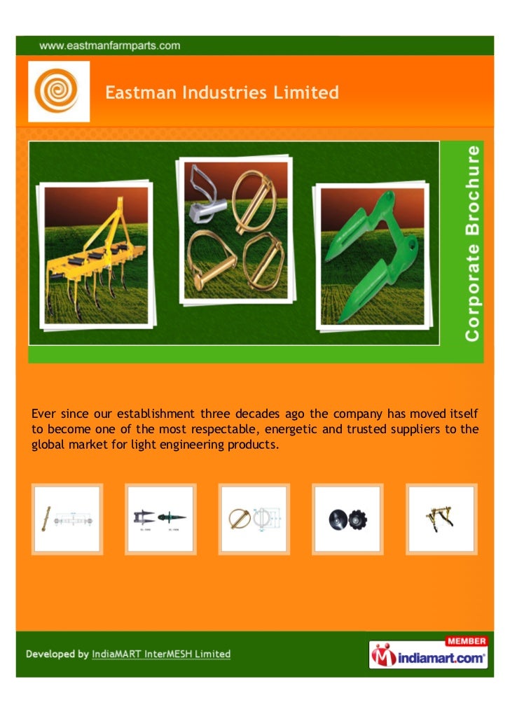 Eastman Industries Limited, Ludhiana, Light Engineering Products