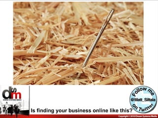 Is finding your business online like this?
 