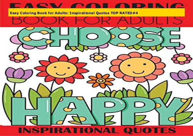 Download Easy Coloring Book For Adults Inspirational Quotes Top Rated 4