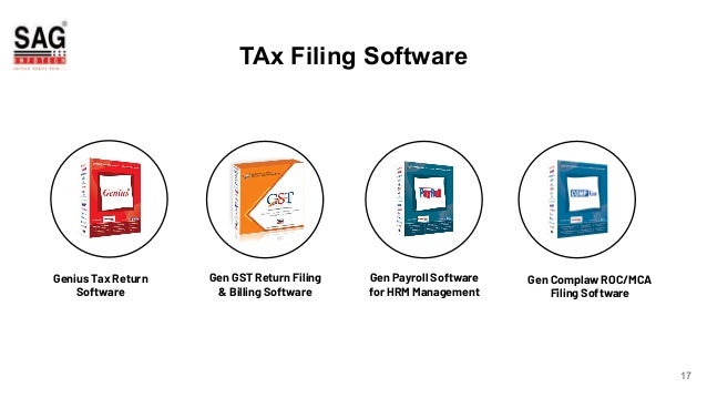 TAx Filing Software
17
Genius Tax Return
Software
Gen GST Return Filing
& Billing Software
Gen Payroll Software
for HRM Management
Gen Complaw ROC/MCA
Filing Software