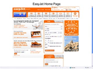 EasyJet Home Page 