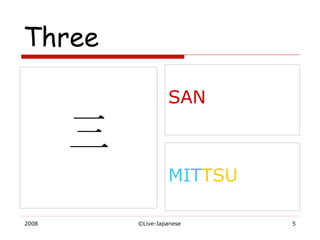 Three  MIT TSU SAN 