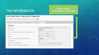 Help Info Panel Easy speak Help Desk: Control Panel Basics | PPTX