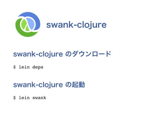 $ lein deps




$ lein swank
 
