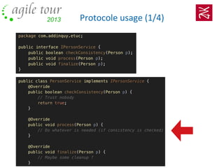 Protocole usage (1/4)
 