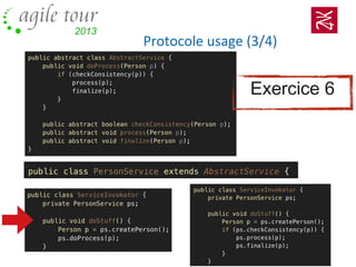 Protocole usage (3/4)
Exercice 6
 