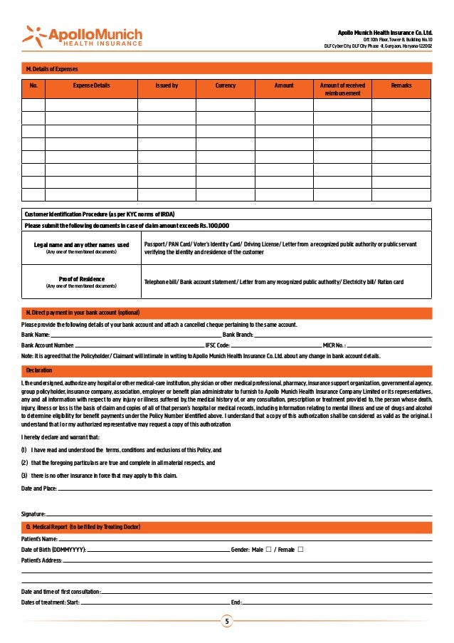 Apollo Munich Travel Insurance Claim Apollo Munich Travel Insurance Claim