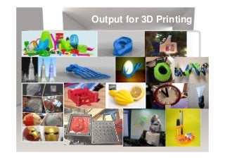 Output for 3D Printing

 