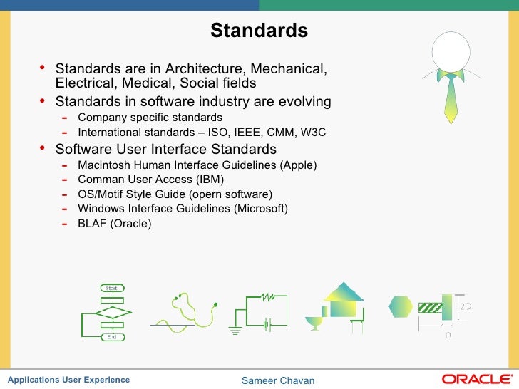 Standards Based vApproach to vUser Interface Development