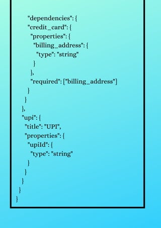 Easy and quick form generation using json schema in vue js (1) | PDF
