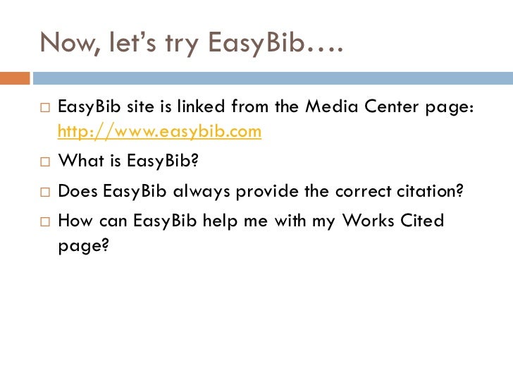 easybib com