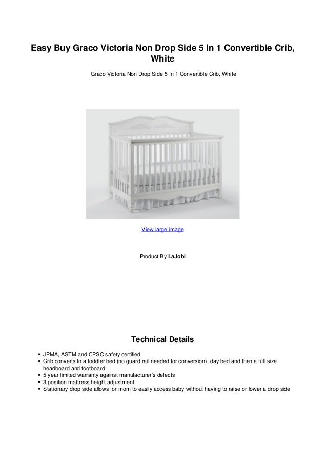 graco 5 in 1 crib