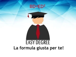 BD=ED2
La formula giusta per te!
 