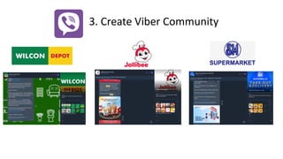 3. Create Viber Community
 