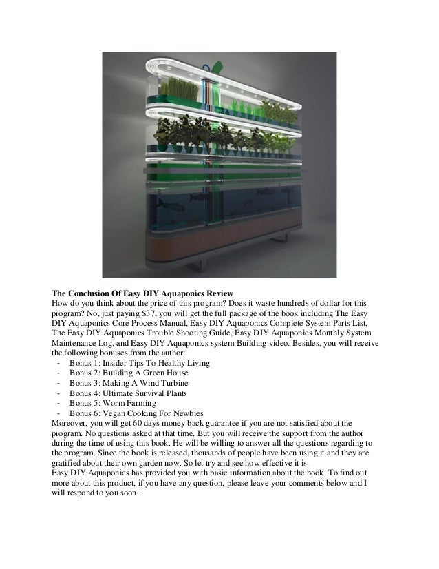 easy diy aquaponics review – does andrew’s program work?