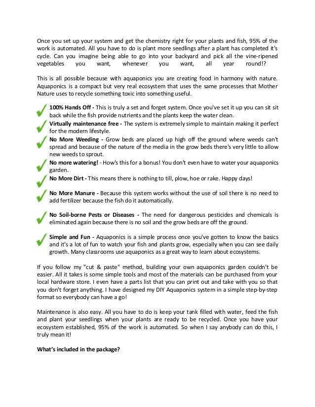 easy diy aquaponics review - is andrew endres's ebook a scam?