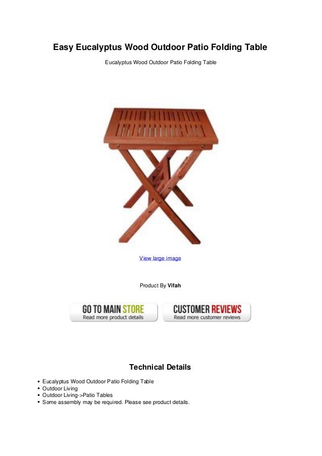 Easy eucalyptus wood_outdoor_patio_folding_table