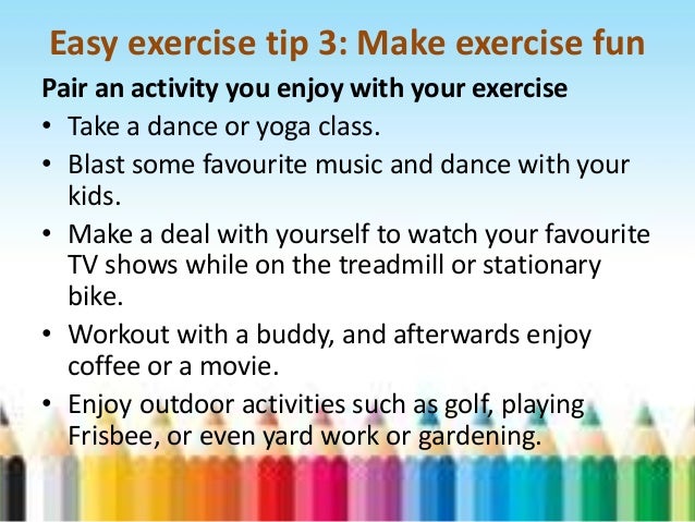 Easy Excersice Tips