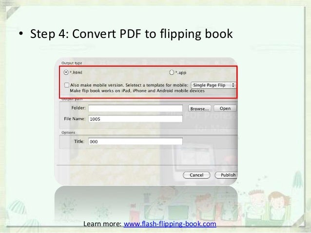 free flip book for mac