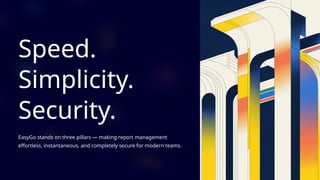 Reporting Simplicity EasyGo-Speed-Fun-Simplicity-Security.pptx
