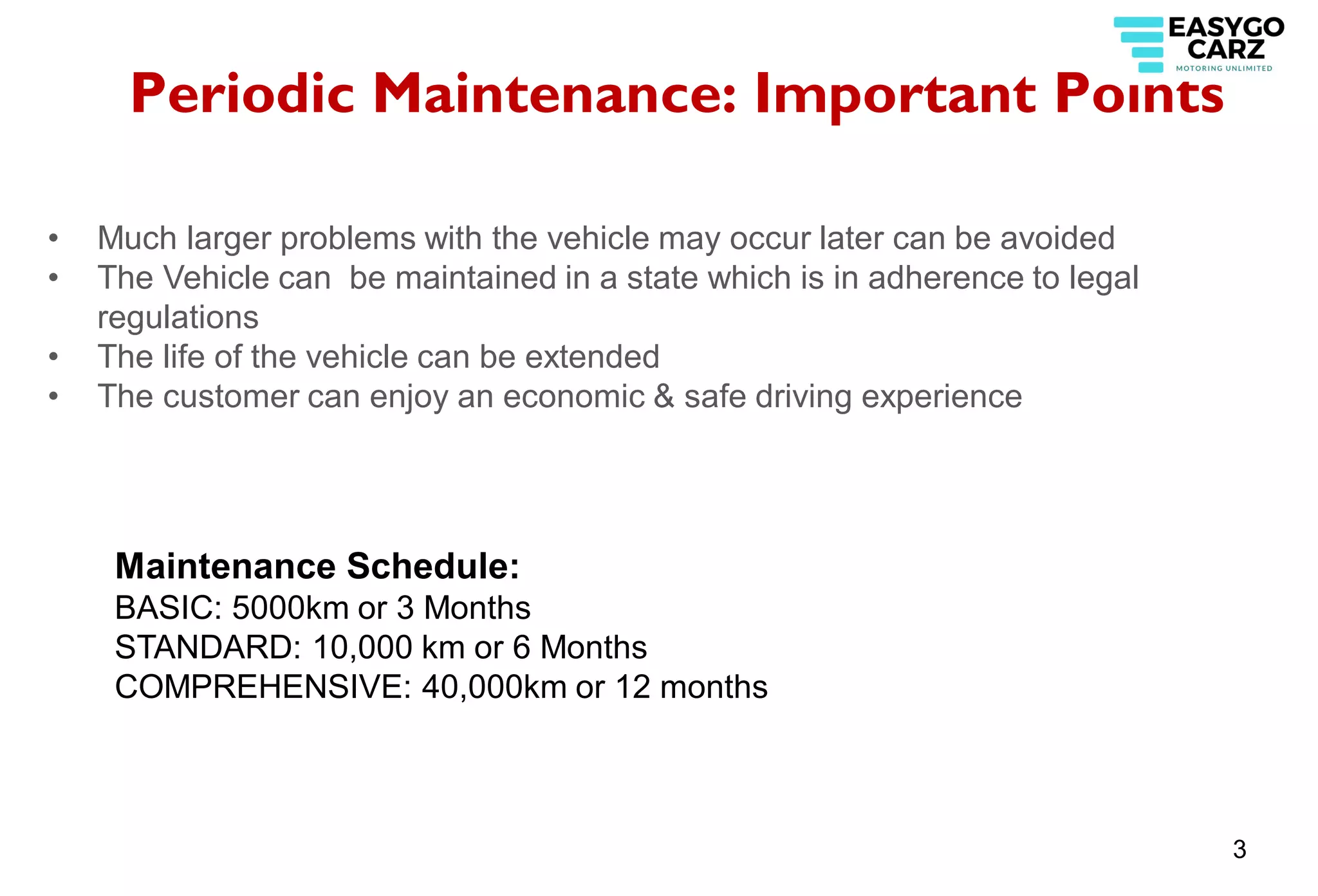 Car Service Maintenance basics - Technical Aspects | PDF