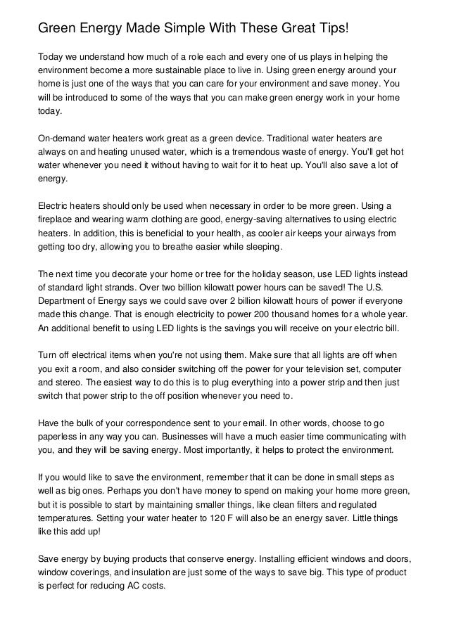 3 Resources Students Can Use For Writing Green Energy Essay