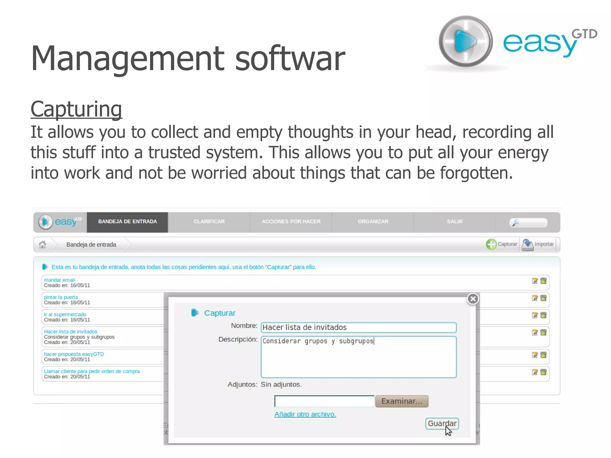 Access to a community of users and Blog 