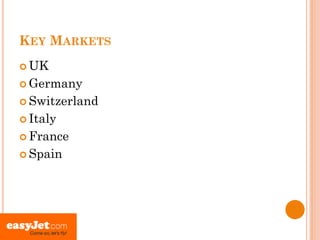KEY MARKETS
 UK

 Germany

 Switzerland

 Italy

 France

 Spain
 