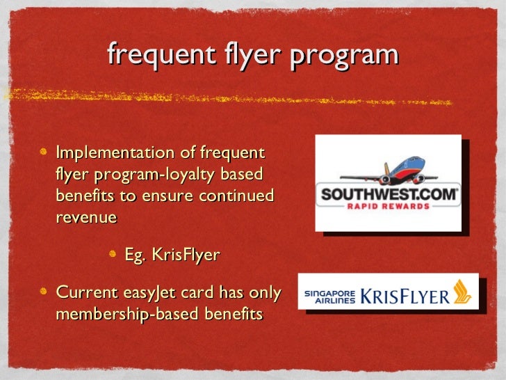Elegant 44 Easy Jet Loyalty Card