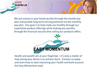 Ranks: Business Associate ExecutiveRanksAs a Business Associate Executive, you will begin earning benefits beyond the Retail/Wholesale Bonus.  The first time you achieve this rank you will receive a $500 Achievement Bonus.Additionally, when you achieve the rank you will receive 10% of the commissionable volume invoiced to your personally sponsored Associates for the month.  Your personally sponsored are referred to as your first level.  You will further receive 5% of the commissionable volume on your second level – those personally sponsored by your first level – and 2% of the commissionable volume on your third level – those personally sponsored by your second level.Each level is represented as those personally sponsored by the level above them.Best of all, we will pay you the Levels Based Bonuses for six months – regardless of whether or not you qualify as a Business Associate Executive next month!