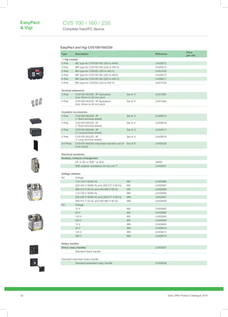 Easy Offer Product Catalogue 2019 - Schneider Electric | PDF