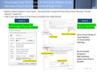 Easy Pivot Tutorial June 2020 - Indonesia | PDF