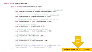 Easy practice with current timemillis method | PPT
