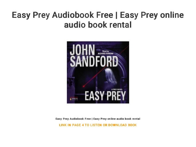 easy prey audiobook free easy prey online audio book rental free rental advertising online
