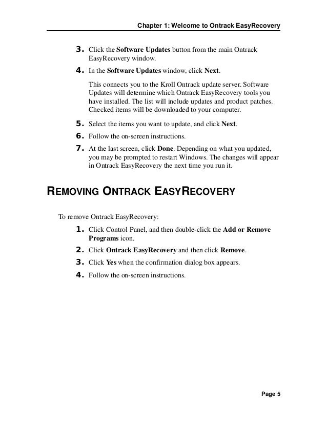 easy recovery 6