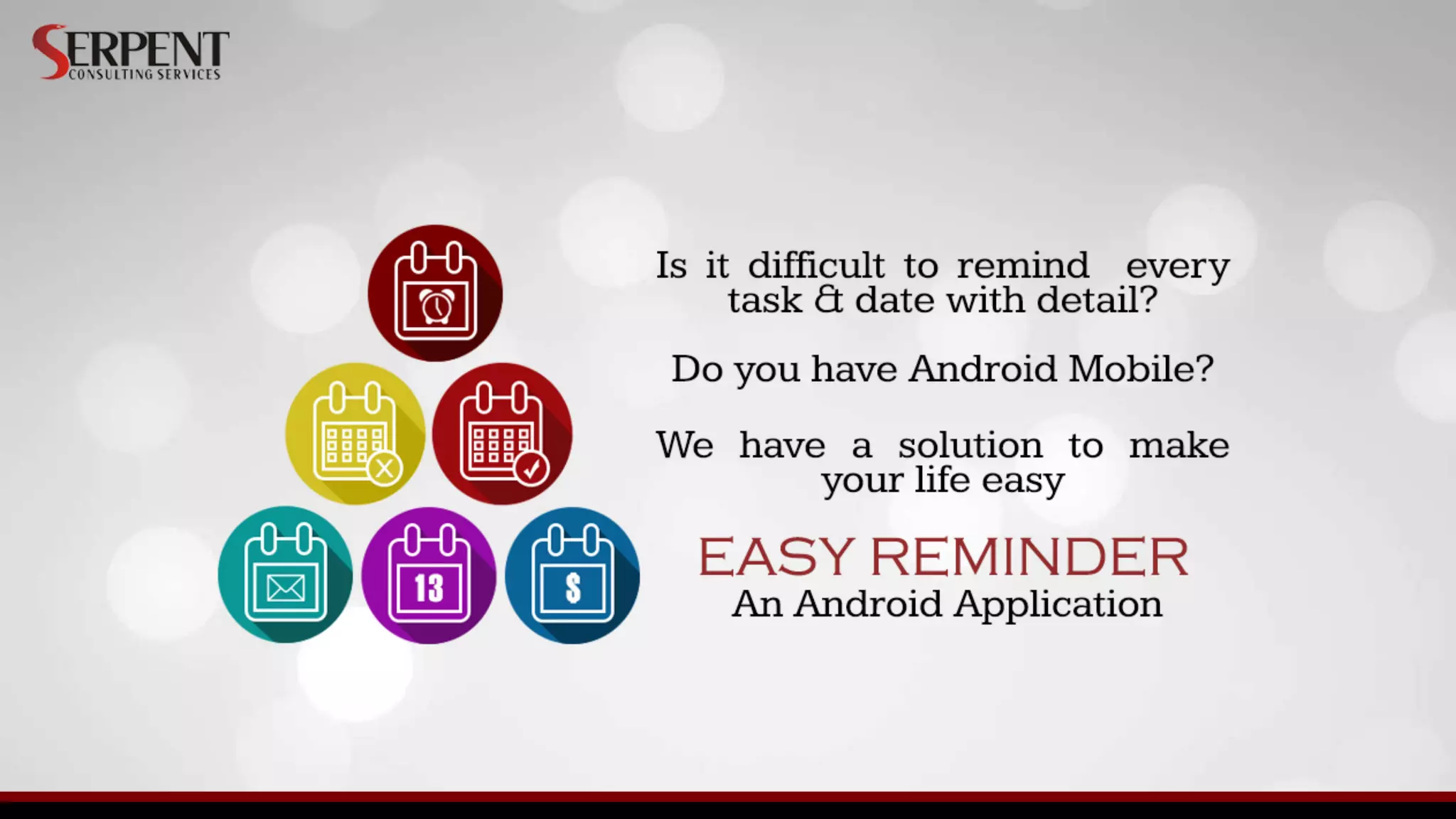 Easy Reminder Android Application