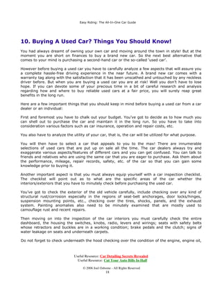 (∆ς∴ 5ΛΓΛΘϑ 7ΚΗ ∃ΟΟ,Θ2ΘΗ ∆Υ ∗ΞΛΓΗ


    Κ∆ς ΕΗΗΘ ΥΗΣΡΥΩΗΓ ΩΚ∆Ω ΣΡΡΥ ΤΞ∆ΟΛΩ∴ ΩΛΥΗς ΡΥ ΣΡΡΥΟ∴ Π∆ΛΘΩ∆ΛΘΗΓ ΩΛΥΗς ΖΗΥΗ ΥΗςΣΡΘςΛΕΟΗ ΛΘ
    ∆ΓΓΛΩΛΡΘ ΩΡ ΩΚΗ ΓΥΛΨΗΥ∂ς Φ∆ΥΗΟΗςςΘΗςς 6Ρ ∴ΡΞ Κ∆ΨΗ ϑΡΩ ΩΡ ΛΘΨΗςΩ ΛΘ ΩΡΣ ΤΞ∆ΟΛΩ∴ ΩΛΥΗς ΩΚ∆Ω ∆ΥΗ
    ςΣΗΦΛΙΛΦ∆ΟΟ∴ ∆Γ∆ΣΩΗΓ ΩΡ ΕΡΩΚ ΓΥ∴ ∆ς ΖΗΟΟ ∆ς ΖΗΩ ∆ΘΓ ςΟΛΣΣΗΥ∴ ΦΡΘΓΛΩΛΡΘς ΡΞ Κ∆ΨΗ ΩΡ
    Π∆ΛΘΩ∆ΛΘ ∴ΡΞΥ ΩΛΥΗς ΥΗϑΞΟ∆ΥΟ∴ ΦΚΗΦΝΛΘϑ ΡΘ ΩΚΗΛΥ ΛΘΙΟ∆ΩΛΡΘ ΖΚΗΩΚΗΥ ΩΚΗ∴ Κ∆ΨΗ ΕΗΦΡΠΗ Ε∆ΟΓ
    ∆ΘΓ ΖΡΥΘ ΡΞΩ ΩΚΗ ∆ΛΥ ΣΥΗςςΞΥΗς ΗΩΦ ςΡ ΩΚ∆Ω ∴ΡΞΥ ΩΛΥΗς ΣΗΥΙΡΥΠ ΖΛΩΚ Π∆[ΛΠΞΠ ΗΙΙΛΦΛΗΘΦ∴
    ΡΘ ΖΗΩ ΥΡ∆Γς ΣΥΡΨΛΓΛΘϑ ∴ΡΞ ΖΛΩΚ ϑΥΗ∆ΩΗΥ ΦΡΘΩΥΡΟ ∆ΘΓ ΦΡΘΙΛΓΗΘΦΗ

∩   ∃ΟςΡ ∆ΨΡΛΓ ∆ΟΟ ςΡΥΩς ΡΙ ΣΚ∴ςΛΦ∆Ο ∆ΘΓ ΠΗΘΩ∆Ο ΓΛςΩΥ∆ΦΩΛΡΘς ΖΚΛΟΗ ΓΥΛΨΛΘϑ ΡΘ ΖΗΩ ΥΡ∆Γς ΡΞ
    Κ∆ΨΗ ΩΡ ςΩ∆∴ Η[ΩΥΗΠΗΟ∴ ∆ΟΗΥΩ ΛΘ Φ∆ςΗ ∴ΡΞ ΟΡςΗ ΦΡΘΩΥΡΟ

∩   +ΡΖΗΨΗΥ ΛΙ ∴ΡΞ ςΩ∆ΥΩ ΩΡ ΟΡςΗ ΦΡΘΩΥΡΟ ΡΨΗΥ ΩΚΗ ΖΚΗΗΟς ΩΚΗΘ ΜΞςΩ ςΩ∆∴ Φ∆ΟΠ ∆ΘΓ ΓΡΘ∂Ω Σ∆ΘΛΦ
    )ΛΥςΩ ΟΛϑΚΩΟ∴ ∆ΣΣΟ∴ ΩΚΗ ΕΥ∆ΝΗς ςΩΗΗΥΛΘϑ ΛΘ ΩΚΗ ΓΛΥΗΦΩΛΡΘ ΡΙ ΩΚΗ ςΝΛΓ ΣΞςΚ ΓΡΖΘ ΩΚΗ ΦΟΞΩΦΚ ∆ΘΓ
    ΟΗΩ ΩΚΗ Φ∆Υ ςΟΡΖ ΓΡΖΘ ΡΘ ΛΩς ΡΖΘ




                          Useful Resource: Car Detailing Secrets Revealed
                            Useful Resource: Cut Your Auto Bills In Half

                               © 2006 Joel Osborne - All Rights Reserved
                                               15
 