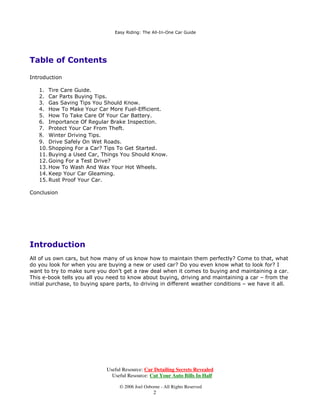 (∆ς∴ 5ΛΓΛΘϑ 7ΚΗ ∃ΟΟ,Θ2ΘΗ ∆Υ ∗ΞΛΓΗ




7∆ΕΟΗ ΡΙ ΡΘΩΗΘΩς

,ΘΩΥΡΓΞΦΩΛΡΘ

     7ΛΥΗ ∆ΥΗ ∗ΞΛΓΗ
     ∆Υ 3∆ΥΩς %Ξ∴ΛΘϑ 7ΛΣς
     ∗∆ς 6∆ΨΛΘϑ 7ΛΣς ΡΞ 6ΚΡΞΟΓ .ΘΡΖ
     +ΡΖ 7Ρ 0∆ΝΗ ΡΞΥ ∆Υ 0ΡΥΗ )ΞΗΟ(ΙΙΛΦΛΗΘΩ
     +ΡΖ 7Ρ 7∆ΝΗ ∆ΥΗ 2Ι ΡΞΥ ∆Υ %∆ΩΩΗΥ∴
     ,ΠΣΡΥΩ∆ΘΦΗ 2Ι 5ΗϑΞΟ∆Υ %Υ∆ΝΗ ,ΘςΣΗΦΩΛΡΘ
     3ΥΡΩΗΦΩ ΡΞΥ ∆Υ )ΥΡΠ 7ΚΗΙΩ
   8. :ΛΘΩΗΥ ∋ΥΛΨΛΘϑ 7ΛΣς
    ∋ΥΛΨΗ 6∆ΙΗΟ∴ 2Θ :ΗΩ 5Ρ∆Γς
    6ΚΡΣΣΛΘϑ )ΡΥ ∆ ∆Υ∀ 7ΛΣς 7Ρ ∗ΗΩ 6Ω∆ΥΩΗΓ
    %Ξ∴ΛΘϑ ∆ 8ςΗΓ ∆Υ 7ΚΛΘϑς ΡΞ 6ΚΡΞΟΓ .ΘΡΖ
    ∗ΡΛΘϑ )ΡΥ ∆ 7ΗςΩ ∋ΥΛΨΗ∀
    +ΡΖ 7Ρ :∆ςΚ ∃ΘΓ :∆[ ΡΞΥ +ΡΩ :ΚΗΗΟς
    .ΗΗΣ ΡΞΥ ∆Υ ∗ΟΗ∆ΠΛΘϑ
    5ΞςΩ 3ΥΡΡΙ ΡΞΥ ∆Υ

ΡΘΦΟΞςΛΡΘ




,ΘΩΥΡΓΞΦΩΛΡΘ
∃ΟΟ ΡΙ Ξς ΡΖΘ Φ∆Υς ΕΞΩ ΚΡΖ Π∆Θ∴ ΡΙ Ξς ΝΘΡΖ ΚΡΖ ΩΡ Π∆ΛΘΩ∆ΛΘ ΩΚΗΠ ΣΗΥΙΗΦΩΟ∴∀ ΡΠΗ ΩΡ ΩΚ∆Ω ΖΚ∆Ω
ΓΡ ∴ΡΞ ΟΡΡΝ ΙΡΥ ΖΚΗΘ ∴ΡΞ ∆ΥΗ ΕΞ∴ΛΘϑ ∆ ΘΗΖ ΡΥ ΞςΗΓ Φ∆Υ∀ ∋Ρ ∴ΡΞ ΗΨΗΘ ΝΘΡΖ ΖΚ∆Ω ΩΡ ΟΡΡΝ ΙΡΥ∀ ,
Ζ∆ΘΩ ΩΡ ΩΥ∴ ΩΡ Π∆ΝΗ ςΞΥΗ ∴ΡΞ ΓΡΘ∂Ω ϑΗΩ ∆ Υ∆Ζ ΓΗ∆Ο ΖΚΗΘ ΛΩ ΦΡΠΗς ΩΡ ΕΞ∴ΛΘϑ ∆ΘΓ Π∆ΛΘΩ∆ΛΘΛΘϑ ∆ Φ∆Υ
7ΚΛς ΗΕΡΡΝ ΩΗΟΟς ∴ΡΞ ∆ΟΟ ∴ΡΞ ΘΗΗΓ ΩΡ ΝΘΡΖ ∆ΕΡΞΩ ΕΞ∴ΛΘϑ ΓΥΛΨΛΘϑ ∆ΘΓ Π∆ΛΘΩ∆ΛΘΛΘϑ ∆ Φ∆Υ ± ΙΥΡΠ ΩΚΗ
ΛΘΛΩΛ∆Ο ΣΞΥΦΚ∆ςΗ ΩΡ ΕΞ∴ΛΘϑ ςΣ∆ΥΗ Σ∆ΥΩς ΩΡ ΓΥΛΨΛΘϑ ΛΘ ΓΛΙΙΗΥΗΘΩ ΖΗ∆ΩΚΗΥ ΦΡΘΓΛΩΛΡΘς ± ΖΗ Κ∆ΨΗ ΛΩ ∆ΟΟ




                              Useful Resource: Car Detailing Secrets Revealed
                                Useful Resource: Cut Your Auto Bills In Half

                                   © 2006 Joel Osborne - All Rights Reserved
                                                   2
 