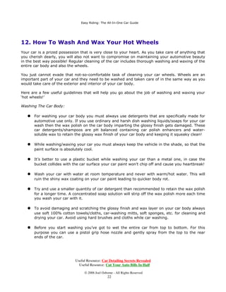 (∆ς∴ 5ΛΓΛΘϑ 7ΚΗ ∃ΟΟ,Θ2ΘΗ ∆Υ ∗ΞΛΓΗ




 %Ξ∴ΛΘϑ ∃ 8ςΗΓ ∆Υ∀ 7ΚΛΘϑς ΡΞ 6ΚΡΞΟΓ .ΘΡΖ
ΡΞ Κ∆Γ ∆ΟΖ∆∴ς ΓΥΗ∆ΠΩ ΡΙ ΡΖΘΛΘϑ ∴ΡΞΥ ΡΖΘ Φ∆Υ ∆ΘΓ ΠΡΨΛΘϑ ∆ΥΡΞΘΓ ΩΚΗ ΩΡΖΘ ΛΘ ςΩ∴ΟΗ %ΞΩ ∆Ω ΩΚΗ
ΠΡΠΗΘΩ ∴ΡΞ ∆ΥΗ ςΚΡΥΩ ΡΘ ΙΛΘ∆ΘΦΗς ΩΡ ΕΞ∴ ∆ ΕΥ∆ΘΓ ΘΗΖ Φ∆Υ 6Ρ ΩΚΗ ΘΗ[Ω ΕΗςΩ ∆ΟΩΗΥΘ∆ΩΛΨΗ ΩΚ∆Ω
ΦΡΠΗς ΩΡ ∴ΡΞΥ ΠΛΘΓ Λς ΣΞΥΦΚ∆ςΛΘϑ ∆ ςΗΦΡΘΓΚ∆ΘΓ Φ∆Υ ΡΥ ΩΚΗ ςΡΦ∆ΟΟΗΓ ∝ΞςΗΓ Φ∆Υ∂

+ΡΖΗΨΗΥ ΕΗΙΡΥΗ ΕΞ∴ΛΘϑ ∆ ΞςΗΓ Φ∆Υ ∴ΡΞ Κ∆ΨΗ ΩΡ Φ∆ΥΗΙΞΟΟ∴ ∆Θ∆Ο∴]Η ∆ ΙΗΖ ∆ςΣΗΦΩς ΩΚ∆Ω ΖΛΟΟ ∆ςςΞΥΗ ∴ΡΞ
∆ ΦΡΠΣΟΗΩΗ Κ∆ςςΟΗΙΥΗΗ ΓΥΛΨΛΘϑ Η[ΣΗΥΛΗΘΦΗ ΛΘ ΩΚΗ ΘΗ∆Υ ΙΞΩΞΥΗ ∃ ΕΥ∆ΘΓ ΘΗΖ Φ∆Υ ΦΡΠΗς ΖΛΩΚ ∆
Ζ∆ΥΥ∆ΘΩ∴ Ω∆ϑ ∆ΟΡΘϑ ΖΛΩΚ ΩΚΗ ς∆ΩΛςΙ∆ΦΩΛΡΘ ΩΚ∆Ω ΛΩ Κ∆ς ΕΗΗΘ ΞΘςΦ∆ΩΚΗΓ ∆ΘΓ ΞΘΩΡΞΦΚΗΓ Ε∴ ∆Θ∴ ΥΗΦΝΟΗςς
ΓΥΛΨΗΥ ΕΗΙΡΥΗ %ΞΩ ΖΚΗΘ ∴ΡΞ ∆ΥΗ ΕΞ∴ΛΘϑ ∆ ΞςΗΓ Φ∆Υ ∴ΡΞ ∆ΥΗ ∆Ω ΥΛςΝ :ΗΟΟ ∴ΡΞ ΓΡΘ∂Ω Κ∆ΨΗ ΩΡ ΟΡςΗ
ΚΡΣΗ ,Ι ∴ΡΞ Φ∆Θ ΓΗΨΡΩΗ ςΡΠΗ ΡΙ ∴ΡΞΥ ΣΥΗΦΛΡΞς ΩΛΠΗ ΛΘ ∆ ΕΛΩ ΡΙ Φ∆ΥΗΙΞΟ ΥΗςΗ∆ΥΦΚ ∆ΘΓ ∆Θ∆Ο∴ςΛς
ΥΗϑ∆ΥΓΛΘϑ ΚΡΖ ∆ΘΓ ΖΚΗΥΗ ΩΡ ΕΞ∴ ΥΗΟΛ∆ΕΟΗ ΞςΗΓ Φ∆Υς ∆Ω ∆ Ι∆ΛΥ ΣΥΛΦΗ ∴ΡΞ ΖΛΟΟ ςΞΥΗΟ∴ ΥΗ∆Σ ϑΥΗ∆Ω
ΕΗΘΗΙΛΩς ΛΘ ΩΚΗ ΟΡΘϑ ΥΞΘ

+ΗΥΗ ∆ΥΗ ∆ ΙΗΖ ΛΠΣΡΥΩ∆ΘΩ ΩΚΛΘϑς ΩΚ∆Ω ∴ΡΞ ςΚΡΞΟΓ ΝΗΗΣ ΛΘ ΠΛΘΓ ΕΗΙΡΥΗ ΕΞ∴ΛΘϑ ∆ ΞςΗΓ Φ∆Υ ΙΥΡΠ ∆ Φ∆Υ
ΓΗ∆ΟΗΥ ΡΥ ∆Θ ΛΘΓΛΨΛΓΞ∆Ο

)ΛΥςΩ ∆ΘΓ ΙΡΥΗΠΡςΩ ∴ΡΞ Κ∆ΨΗ ΩΡ ΦΚ∆ΟΝ ΡΞΩ ∴ΡΞΥ ΕΞΓϑΗΩ ΡΞ∂ΨΗ ϑΡΩ ΩΡ ΓΗΦΛΓΗ ∆ς ΩΡ ΚΡΖ ΠΞΦΚ ∴ΡΞ
Φ∆Θ ςΚΗΟΟ ΡΞΩ ΩΡ ΣΞΥΦΚ∆ςΗ ΩΚΗ Φ∆Υ ∆ΘΓ Π∆ΛΘΩ∆ΛΘ ΛΩ ΛΘ ΩΚΗ ΟΡΘϑ ΥΞΘ 6Ρ ∴ΡΞ Κ∆ΨΗ ΩΡ Ω∆ΝΗ ΛΘΩΡ
ΦΡΘςΛΓΗΥ∆ΩΛΡΘ Ψ∆ΥΛΡΞς Ι∆ΦΩΡΥς ςΞΦΚ ∆ς Φ∆Υ ΛΘςΞΥ∆ΘΦΗ ΡΣΗΥ∆ΩΛΡΘ ∆ΘΓ ΥΗΣ∆ΛΥ ΦΡςΩς ΗΩΦ

ΡΞ ∆ΟςΡ Κ∆ΨΗ ΩΡ ∆Θ∆Ο∴]Η ΩΚΗ ΞΩΛΟΛΩ∴ ΡΙ ∴ΡΞΥ Φ∆Υ ΩΚ∆Ω Λς ΩΚΗ Φ∆Υ ΖΛΟΟ ΕΗ ΞΩΛΟΛ]ΗΓ ΙΡΥ ΖΚ∆Ω ΣΞΥΣΡςΗ

ΡΞ ΖΛΟΟ ΩΚΗΘ Κ∆ΨΗ ΩΡ ςΗΟΗΦΩ ∆ Φ∆Υ ΩΚ∆Ω ∆ΣΣΗ∆Ος ΩΡ ∴ΡΞ ΩΡ ΩΚΗ Π∆[ 7ΚΗΥΗ ∆ΥΗ ΛΘΘΞΠΗΥ∆ΕΟΗ
ςΗΟΗΦΩΛΡΘς ΡΙ ΞςΗΓ Φ∆Υς ΩΚ∆Ω ∆ΥΗ ΣΞΩ ΞΣ ΡΘ ς∆ΟΗ ∆ΟΟ ΩΚΗ ΩΛΠΗ 7ΚΗ Φ∆Υ ΓΗ∆ΟΗΥς ∆ΟΖ∆∴ς ΩΥ∴ ∆ΘΓ
Η[∆ϑϑΗΥ∆ΩΗ Ψ∆ΥΛΡΞς ∆ςΣΗΦΩςΙΗ∆ΩΞΥΗς ΡΙ ΓΛΙΙΗΥΗΘΩ Φ∆Υς ∆ΘΓ ∴ΡΞ Φ∆Θ ϑΗΩ ΦΡΘΙΞςΗΓ ΡΞ Φ∆Θ Ω∆ΟΝ ΩΡ
ΙΥΛΗΘΓς ∆ΘΓ ΥΗΟ∆ΩΛΨΗς ΖΚΡ ∆ΥΗ ΞςΛΘϑ ΩΚΗ ς∆ΠΗ Φ∆Υ ΩΚ∆Ω ∴ΡΞ ∆ΥΗ Η∆ϑΗΥ ΩΡ ΣΞΥΦΚ∆ςΗ ∃ςΝ ΩΚΗΠ ∆ΕΡΞΩ
ΩΚΗ ΣΗΥΙΡΥΠ∆ΘΦΗ ΠΛΟΗ∆ϑΗ ΥΗΣ∆ΛΥ ΥΗΦΡΥΓς ς∆ΙΗΩ∴ ΗΩΦ ΡΙ ΩΚΗ Φ∆Υ ςΡ ΩΚ∆Ω ∴ΡΞ Φ∆Θ ϑ∆ΛΘ ςΡΠΗ
ΝΘΡΖΟΗΓϑΗ ΣΥΛΡΥ ΩΡ ΕΞ∴ΛΘϑ ΛΩ

∃ΘΡΩΚΗΥ ΛΠΣΡΥΩ∆ΘΩ ∆ςΣΗΦΩ Λς ΩΚ∆Ω ∴ΡΞ ΠΞςΩ ∆ΟΖ∆∴ς ΗΤΞΛΣ ∴ΡΞΥςΗΟΙ ΖΛΩΚ ∆ Φ∆Υ ΛΘςΣΗΦΩΛΡΘ ΦΚΗΦΝΟΛςΩ
7ΚΗ ΦΚΗΦΝΟΛςΩ ΖΛΟΟ ΣΡΛΘΩ ΡΞΩ ∆ς ΩΡ ΖΚ∆Ω ∆ΥΗ ΩΚΗ ςΣΗΦΛΙΛΦ ∆ΥΗ∆ς ΡΙ ΩΚΗ Φ∆Υ ΖΚΗΩΚΗΥ ΩΚΗ
ΛΘΩΗΥΛΡΥςΗ[ΩΗΥΛΡΥς ΩΚ∆Ω ∴ΡΞ Κ∆ΨΗ ΩΡ ΠΛΘΞΩΗΟ∴ ΦΚΗΦΝ ΕΗΙΡΥΗ ΣΞΥΦΚ∆ςΛΘϑ ΩΚΗ ΞςΗΓ Φ∆Υ

ΡΞ∂ΨΗ ϑΡΩ ΩΡ ΦΚΗΦΝ ΩΚΗ Η[ΩΗΥΛΡΥ ΡΙ ΩΚΗ ΡΟΓ ΨΗΚΛΦΟΗ Φ∆ΥΗΙΞΟΟ∴ ΛΘΦΟΞΓΗ ΦΚΗΦΝΛΘϑ ΡΨΗΥ ∆Θ∴ ΝΛΘΓ ΡΙ
ςΩΥΞΦΩΞΥ∆Ο ΥΞςΩΦΡΥΥΡςΛΡΘ ΗςΣΗΦΛ∆ΟΟ∴ ΛΘ ΩΚΗ ΥΗϑΛΡΘς ΡΙ ςΗ∆ΩΕΗΟΩ ∆ΘΦΚΡΥ∆ϑΗς ΓΡΡΥ ΟΡΦΝςΚΛΘϑΗς
ςΞςΣΗΘςΛΡΘ ΠΡΞΘΩΛΘϑ ΣΡΛΘΩς ΗΩΦ ΦΚΗΦΝΛΘϑ ΡΨΗΥ ΩΚΗ ΩΛΥΗς ςΚΡΦΝς Σ∆ΘΗΟς ∆ΘΓ ΩΚΗ Η[Κ∆ΞςΩ
ς∴ςΩΗΠ 3∆ΛΘΩΛΘϑ ∆ΘΡΠ∆ΟΛΗς ∆ΟςΡ ΘΗΗΓ ΩΡ ΕΗ ΠΛΘΞΩΗΟ∴ Η[∆ΠΛΘΗΓ ΩΚ∆Ω ∆ΥΗ ΠΡςΩΟ∴ ΞςΗΓ ΩΡ
Φ∆ΠΡΞΙΟ∆ϑΗ ΥΞςΩ ∆ΘΓ ΥΗΦΗΘΩ ΥΗΣ∆ΛΥς

7ΚΗΘ ΠΡΨΛΘϑ ΡΘ ΛΘΩΡ ΩΚΗ ΛΘςΣΗΦΩΛΡΘ ΡΙ ΩΚΗ Φ∆Υ ΛΘΩΗΥΛΡΥς ∴ΡΞ ΠΞςΩ Φ∆ΥΗΙΞΟΟ∴ ΦΚΗΦΝ ΩΚΗ ΗΘΩΛΥΗ
Γ∆ςΚΕΡ∆ΥΓ ΩΚΗ ΚΡΞςΛΘϑ ΩΚΗ ςΖΛΩΦΚΗς ΝΘΡΕς Υ∆ΓΛΡ ΟΗΨΗΥς ∆ΘΓ ΖΛΥΛΘϑς ςΗ∆Ως ΖΛΩΚ ς∆ΙΗΩ∴ ΕΗΟΩς
ΖΚΡςΗ ΥΗΩΥ∆ΦΩΡΥς ∆ΘΓ ΕΞΦΝΟΗς ∆ΥΗ ΛΘ ∆ ΖΡΥΝΛΘϑ ΦΡΘΓΛΩΛΡΘ ΕΥ∆ΝΗ ΣΗΓ∆Ος ∆ΘΓ ΩΚΗ ΦΟΞΩΦΚ ςΛϑΘς ΡΙ
Ζ∆ΩΗΥ ΟΗ∆Ν∆ϑΗ ΡΘ ςΗ∆Ως ∆ΘΓ ΞΘΓΗΥΘΗ∆ΩΚ Φ∆ΥΣΗΩς

∋Ρ ΘΡΩ ΙΡΥϑΗΩ ΩΡ ΦΚΗΦΝ ΞΘΓΗΥΘΗ∆ΩΚ ΩΚΗ ΚΡΡΓ ΦΚΗΦΝΛΘϑ ΡΨΗΥ ΩΚΗ ΦΡΘΓΛΩΛΡΘ ΡΙ ΩΚΗ ΗΘϑΛΘΗ ΗΘϑΛΘΗ ΡΛΟ



                              Useful Resource: Car Detailing Secrets Revealed
                                Useful Resource: Cut Your Auto Bills In Half

                                    © 2006 Joel Osborne - All Rights Reserved
                                                    18
 