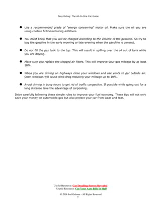 (∆ς∴ 5ΛΓΛΘϑ 7ΚΗ ∃ΟΟ,Θ2ΘΗ ∆Υ ∗ΞΛΓΗ




   ∩ 8ςΗ ∆ ΥΗΦΡΠΠΗΘΓΗΓ ϑΥ∆ΓΗ ΡΙ ≥ΗΘΗΥϑ∴ ΦΡΘςΗΥΨΛΘϑ× ΠΡΩΡΥ ΡΛΟ 0∆ΝΗ ςΞΥΗ ΩΚΗ ΡΛΟ ∴ΡΞ ∆ΥΗ
       ΞςΛΘϑ ΦΡΘΩ∆ΛΘ ΙΛΦΩΛΡΘΥΗΓΞΦΛΘϑ ∆ΓΓΛΩΛΨΗς

   ∩ ΡΞ ΠΞςΩ ΝΘΡΖ ΩΚ∆Ω ∴ΡΞ ΖΛΟΟ ΕΗ ΦΚ∆ΥϑΗΓ ∆ΦΦΡΥΓΛΘϑ ΩΡ ΩΚΗ ΨΡΟΞΠΗ ΡΙ ΩΚΗ ϑ∆ςΡΟΛΘΗ 6Ρ ΩΥ∴ ΩΡ
       ΕΞ∴ ΩΚΗ ϑ∆ςΡΟΛΘΗ ΛΘ ΩΚΗ Η∆ΥΟ∴ ΠΡΥΘΛΘϑ ΡΥ Ο∆ΩΗ ΗΨΗΘΛΘϑ ΖΚΗΘ ΩΚΗ ϑ∆ςΡΟΛΘΗ Λς ΓΗΘςΗςΩ

   ∩ ∋Ρ ΘΡΩ ΙΛΟΟ ΩΚΗ ϑ∆ς Ω∆ΘΝ ΩΡ ΩΚΗ ΩΡΣ 7ΚΛς ΖΛΟΟ ΥΗςΞΟΩ ΛΘ ςΣΛΟΟΛΘϑ ΡΨΗΥ ΩΚΗ ΡΛΟ ΡΞΩ ΡΙ Ω∆ΘΝ ΖΚΛΟΗ
       ∴ΡΞ ∆ΥΗ ΓΥΛΨΛΘϑ

   ∩ 0∆ΝΗ ςΞΥΗ ∴ΡΞ ΥΗΣΟ∆ΦΗ ΩΚΗ ΦΟΡϑϑΗΓ ∆ΛΥ ΙΛΟΩΗΥς 7ΚΛς ΖΛΟΟ ΛΠΣΥΡΨΗ ∴ΡΞΥ ϑ∆ς ΠΛΟΗ∆ϑΗ Ε∴ ∆Ω ΟΗ∆ςΩ
          

   ∩ :ΚΗΘ ∴ΡΞ ∆ΥΗ ΓΥΛΨΛΘϑ ΡΘ ΚΛϑΚΖ∆∴ς ΦΟΡςΗ ∴ΡΞΥ ΖΛΘΓΡΖς ∆ΘΓ ΞςΗ ΨΗΘΩς ΩΡ ϑΗΩ ΡΞΩςΛΓΗ ∆ΛΥ
       2ΣΗΘ ΖΛΘΓΡΖς ΖΛΟΟ Φ∆ΞςΗ ΖΛΘΓ ΓΥ∆ϑ ΥΗΓΞΦΛΘϑ ∴ΡΞΥ ΠΛΟΗ∆ϑΗ ΞΣ ΩΡ         

   ∩ ∃ΨΡΛΓ ΓΥΛΨΛΘϑ ΛΘ ΕΞς∴ ΚΡΞΥς ΩΡ ϑΗΩ ΥΛΓ ΡΙ ΩΥ∆ΙΙΛΦ ΦΡΘϑΗςΩΛΡΘ ,Ι ΣΡςςΛΕΟΗ ΖΚΛΟΗ ϑΡΛΘϑ ΡΞΩ ΙΡΥ ∆
       ΟΡΘϑ ΓΛςΩ∆ΘΦΗ Ω∆ΝΗ ΩΚΗ ∆ΓΨ∆ΘΩ∆ϑΗ ΡΙ Φ∆ΥΣΡΡΟΛΘϑ

∋ΥΛΨΗ Φ∆ΥΗΙΞΟΟ∴ ΙΡΟΟΡΖΛΘϑ ΩΚΗςΗ ςΛΠΣΟΗ ΥΞΟΗς ΩΡ ΛΠΣΥΡΨΗ ∴ΡΞΥ ΙΞΗΟ ΗΦΡΘΡΠ∴ 7ΚΗςΗ ΩΛΣς ΖΛΟΟ ΘΡΩ ΡΘΟ∴
ς∆ΨΗ ∴ΡΞΥ ΠΡΘΗ∴ ΡΘ ∆ΞΩΡΠΡΕΛΟΗ ϑ∆ς ΕΞΩ ∆ΟςΡ ΣΥΡΩΗΦΩ ∴ΡΞΥ Φ∆Υ ΙΥΡΠ ΖΗ∆Υ ∆ΘΓ ΩΗ∆Υ




                             Useful Resource: Car Detailing Secrets Revealed
                               Useful Resource: Cut Your Auto Bills In Half

                                  © 2006 Joel Osborne - All Rights Reserved
                                                  7
 