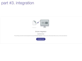 part #3. integration
 