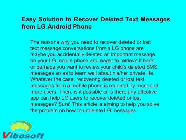 easy solution to recover deleted text messages from lg android phone 1 638