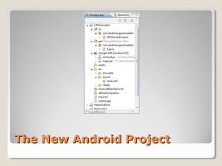 The New Android ProjectThe New Android Project
 