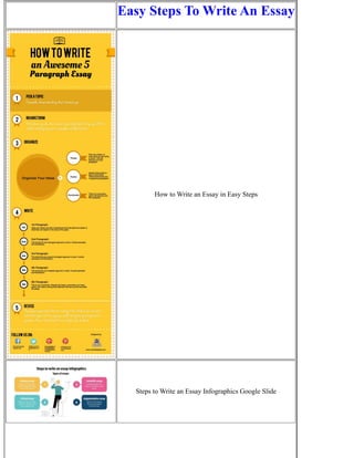Easy Steps To Write An Essay | PDF