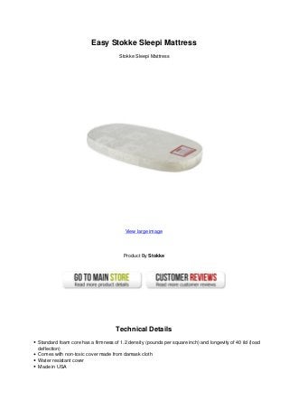 stokke sleepi mattress