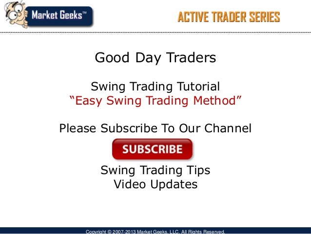 Simple swing trading system