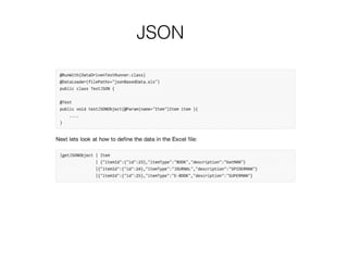 JSON
 