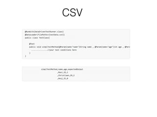 CSV
 