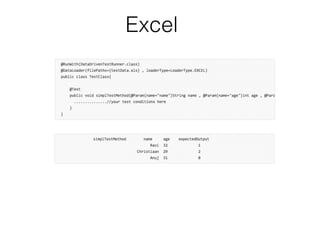 Excel
 